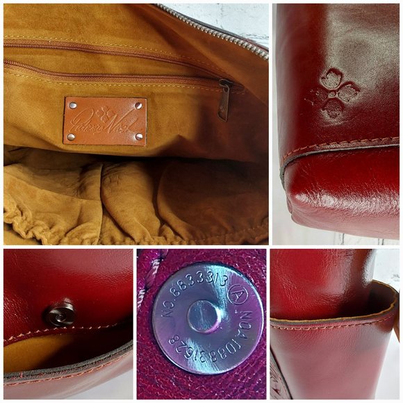 'PATRICIA NASH' 'AVELEY' CARRY-ALL ETCHED LEATHER CROSSBODY BAG - Picture 12 of 16